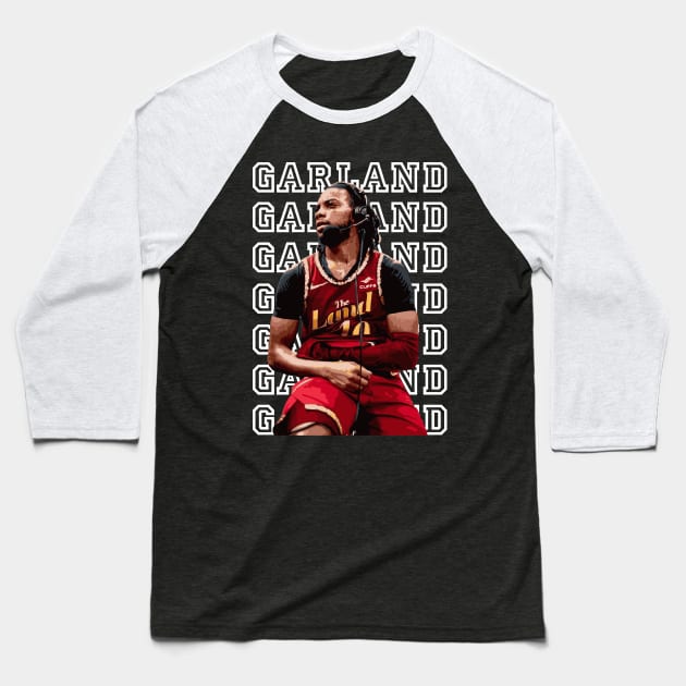 Darius Garland Basketball Baseball T-Shirt by Playful Creatives